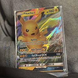 Pikachu GX SM232 Black Star Promo card