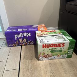 Diapers, Baby Wipes 