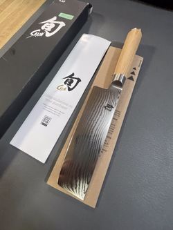 Shun Classic blonde Nakiri 6 1/2” Dm0728w