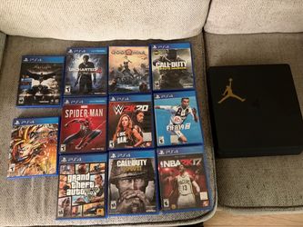 PS4 Console With 11 Games