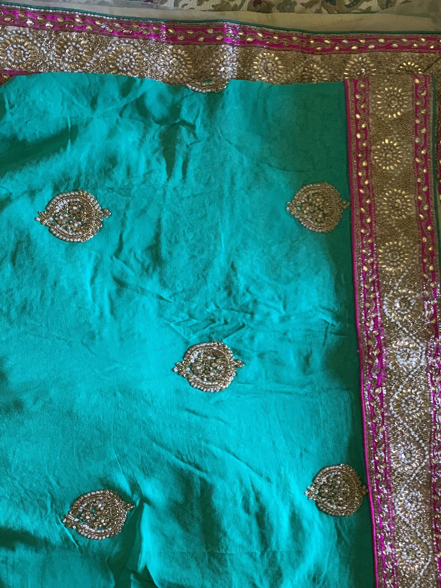 Exquisite Indian Wedding Sari Available for Sale!