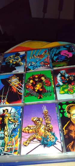 Wolverine 90 card set in binder pages cash porch pickup Redmond