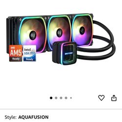 Enermax Aquafusion ADV 360 ARGB AIO CPU Liquid Cooler With Infinity Mirror