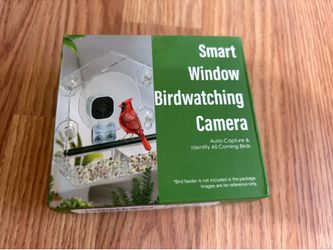 Smart Window Bird Feeder with 2K Camera