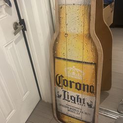 GIANT Corona Beer Sign (wooden)