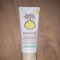 Brand New Baby Bum Mineral Sunscreen Lotion  SPF 50 