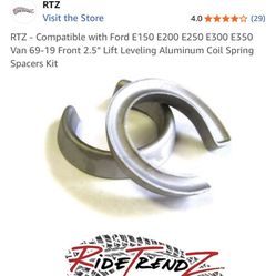 Econoline E150 E200 E250 E300 E350 Lift Level Leveling Spacer Kit