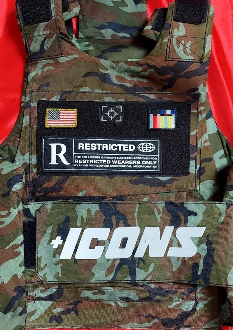 Photo Icon Motorcycle Vest !! $60 Or Best Offer !!