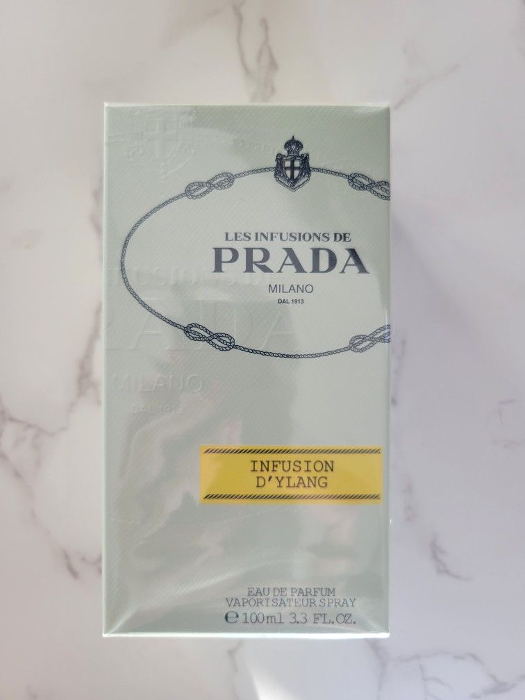 Prada Infusion D'Ylang Eau De Perfum, 3.3 fl oz, NEW
