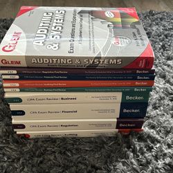 CPA Exam Study Textbooks and Final Review
