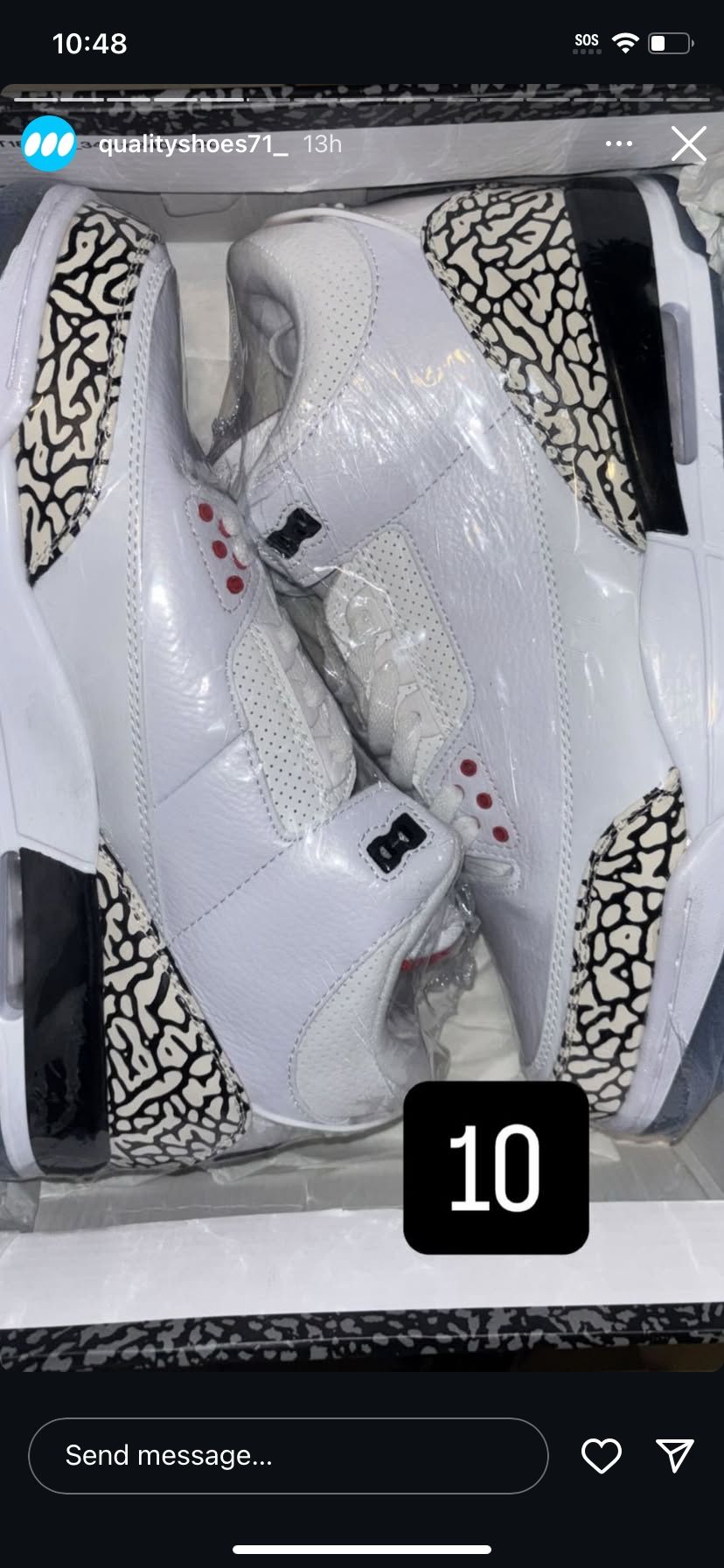 Jordan 3 Size 10