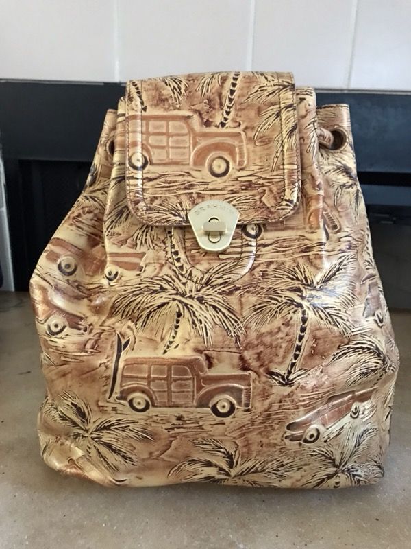 Brand new Brahmin Copper Copa Cabana backpack purse handbag shoulder bag