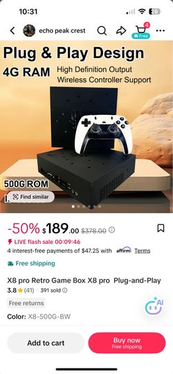 LZAKMR X8 Gamebox (As seen on TikTok)