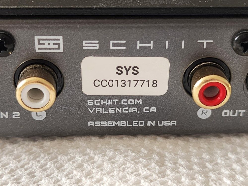 Schiit SYS Passive Preamp Volume Control and 2-Input Switch (Black