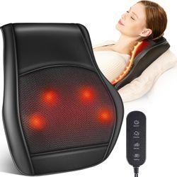 NEW - Neck and Back Massager With Remote Control and Heat option