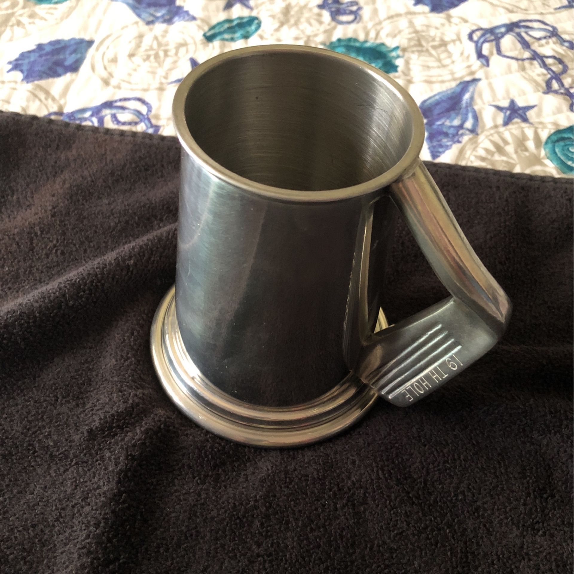 Pewter Stein with golf club handle
