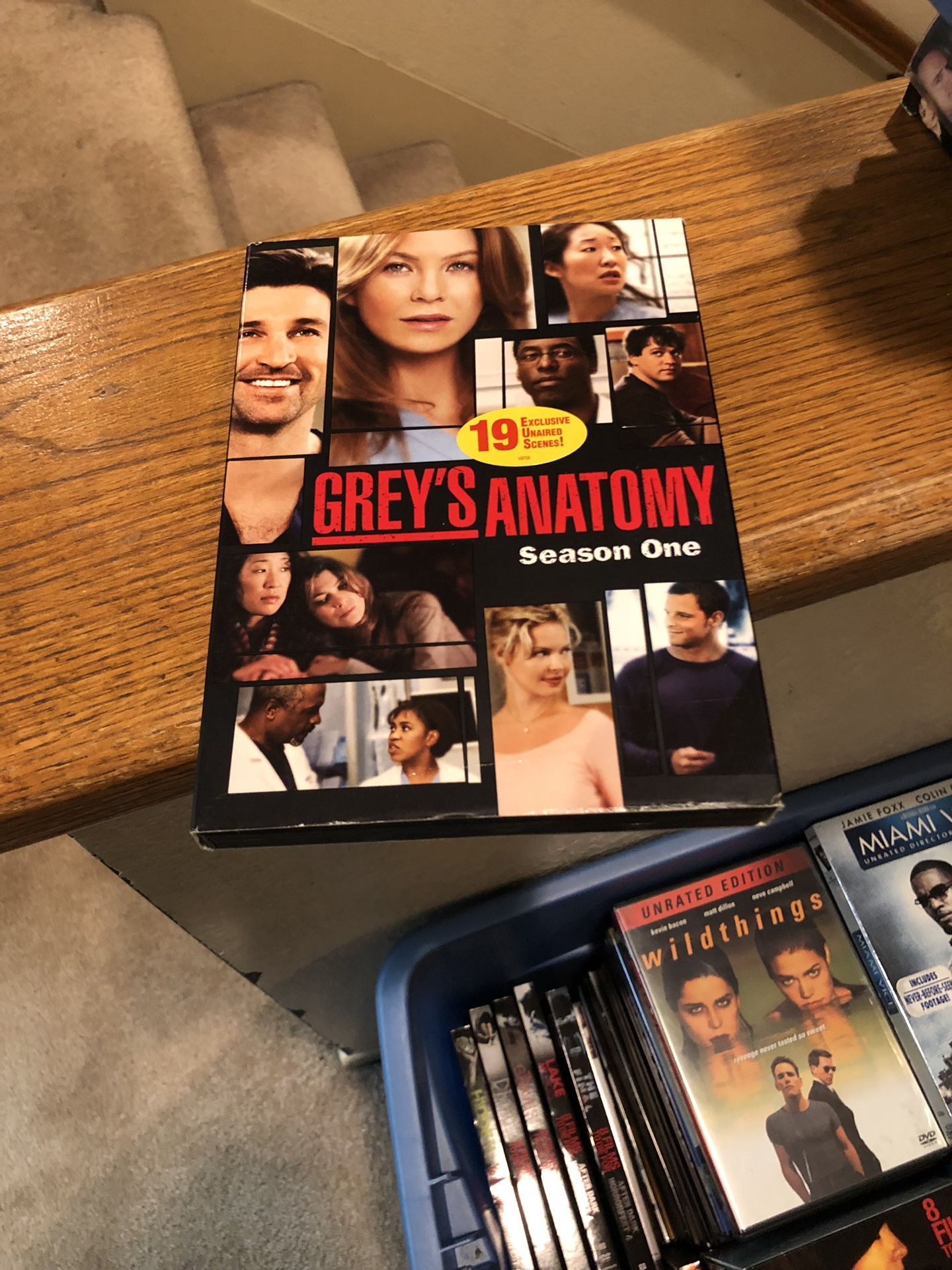 Grey’s Anatomy The Complete First Season S1 one 1 tv series box set