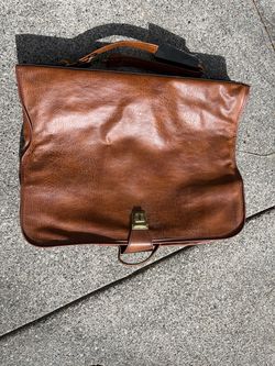 Vintage Airways Faux Leather Garment Bag