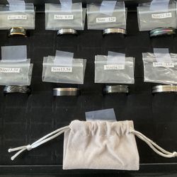 Stainless Steel Rings, $18.00 Per Ring.