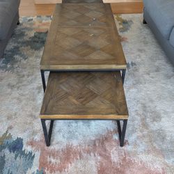 Nesting Coffee Table Set Up 