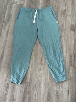 Vuori Teal Heather Jogger Sweatpants