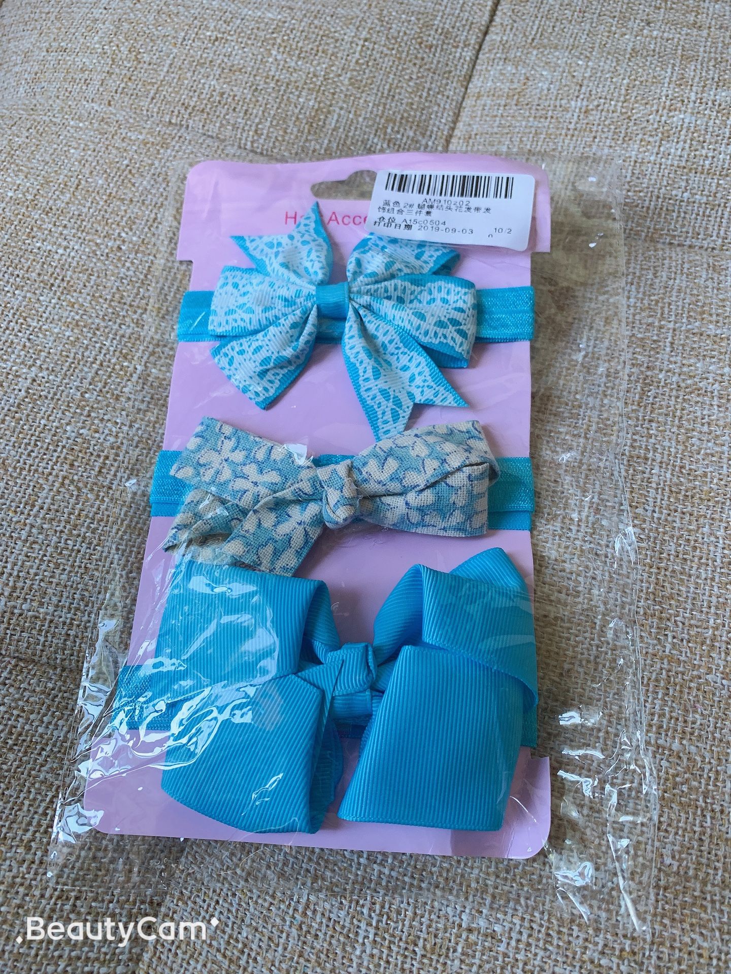 3Pcs/Set Baby Girl Headbands Elastic
