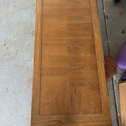 Coffee Table Oak Very Heavy Excellent Condition