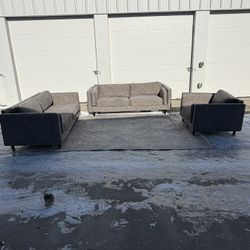 Grey Living Room Set (🚚Free Delivery🚚)