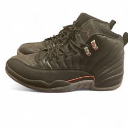 Jordan 12 Retro utility Men 11 Red & Black