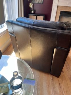 Leather Lounge Chairs (2)