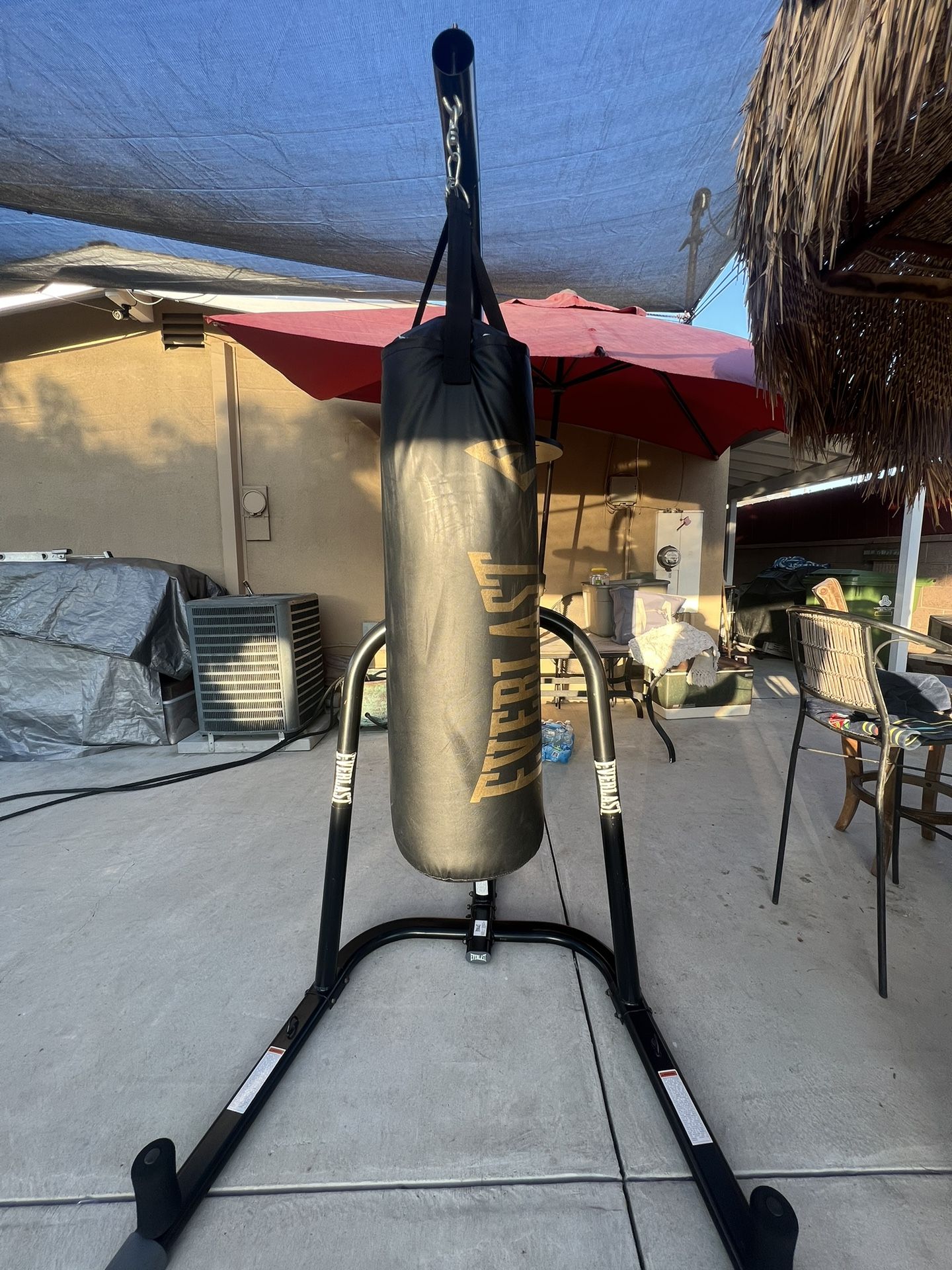 Everlast punching bag with Speed Bag
