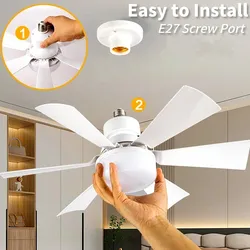 CEILING FAN WITH LIGHT AND REMOTE CONTROL. DIMMABLE LIGHT-3 SPEED FAN WIND. TIMMING FUNCTION