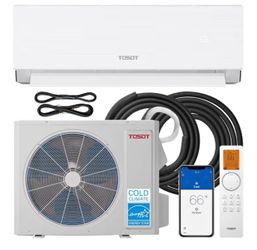 TOSOT 12,000 BTU 24.5 SEER2 Mini-Split Air Conditioner & Heater, Energy Star & Cold Climate Certified, Ductless Inverter AC Unit with WiFi, Supports E