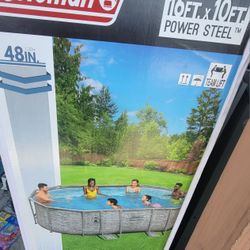 Brand New 16x10x48 swimming pool includes Filter pump and ladder.