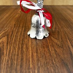Silver Christmas Bell 1993