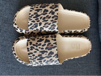 Leopard Sandals Size 10