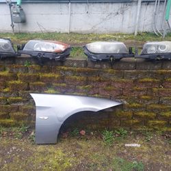 2009 BMW 328I Headlights And Right Fender $50 Each 