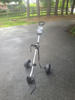 Push golf bag cart