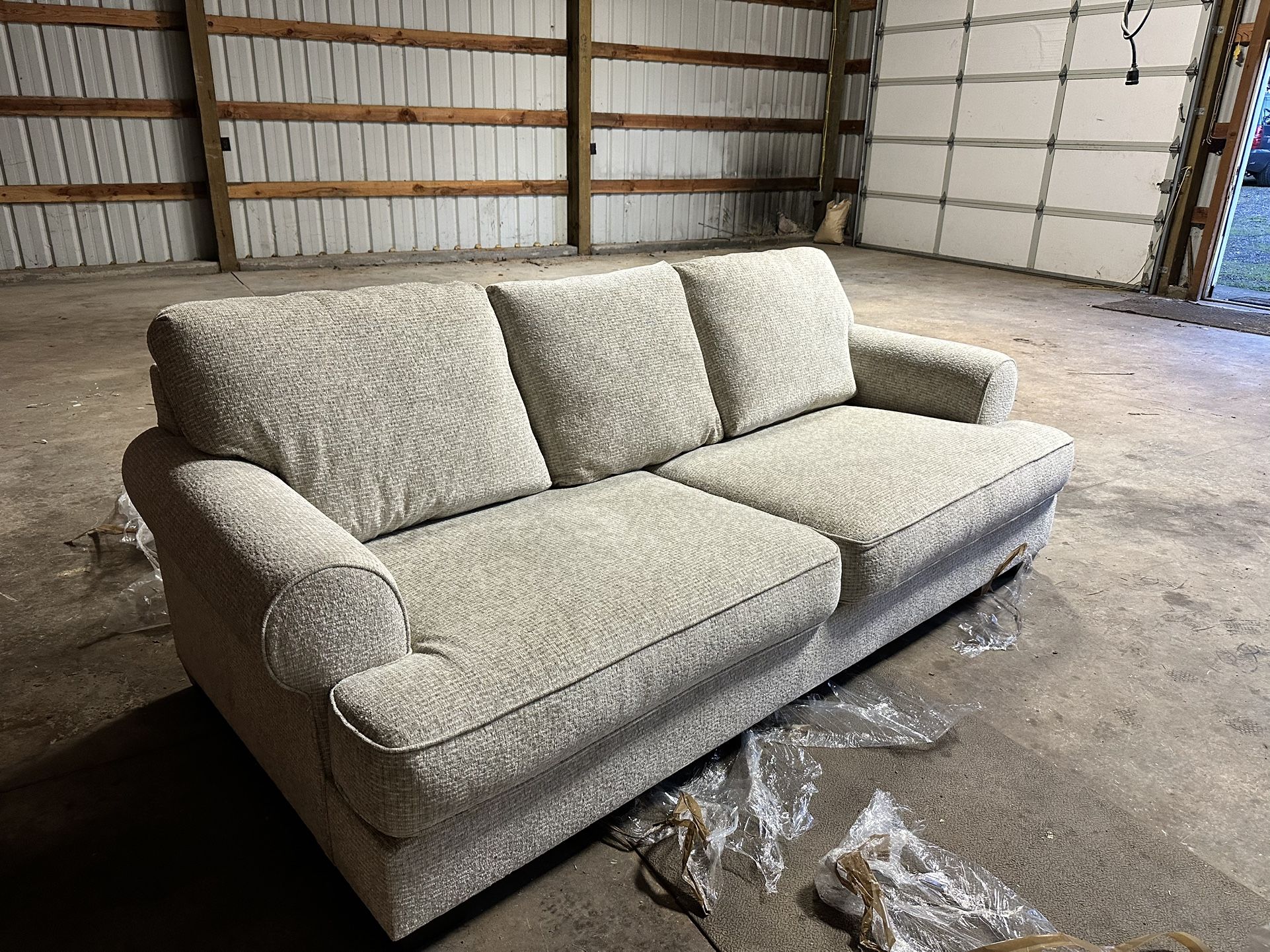 3 Person/ Seat Couch Off White Color