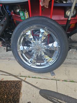 22 Inche SINISTER rims And Tires 5 Bolt Universal