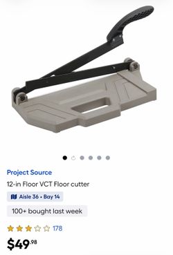 12-in Floor VCT Floor cutter