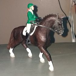 Schleich English Horse And Rider Set