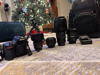 Nikon D600 DSLR camera, 24-70mm f2.8, 70-200mm f2.8, 14mm f2.8 + accessories
