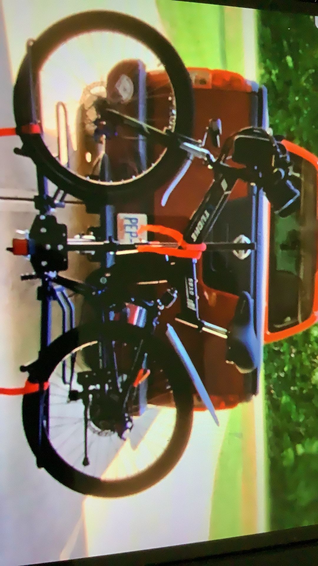 Electric Bike With Bike Rack