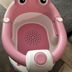 pink Baby Bath Seat