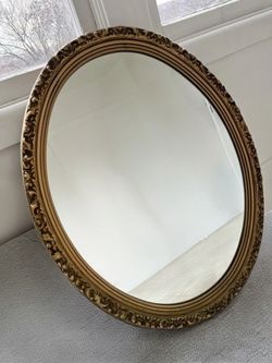 Vintage  Hollywood Regency Mid-Century Modern  Gold Ornate Vintage cottage core Mirrors