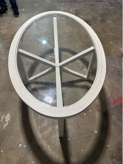 Modern White Glass Table Set – Coffee Table & 2 Matching End Tables