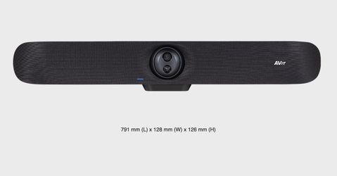 New Aver VB350 4K Dual Lens PTZ Video Bar With Hybrid 18x Zoom for Medium & Large Rooms