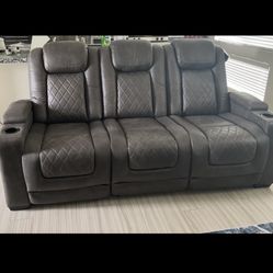 3 Seat Recliner Couch - Used 