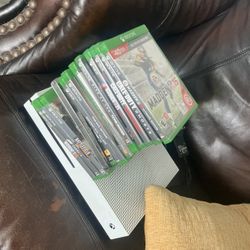 Xbox One S With Games And 2 Controllers 